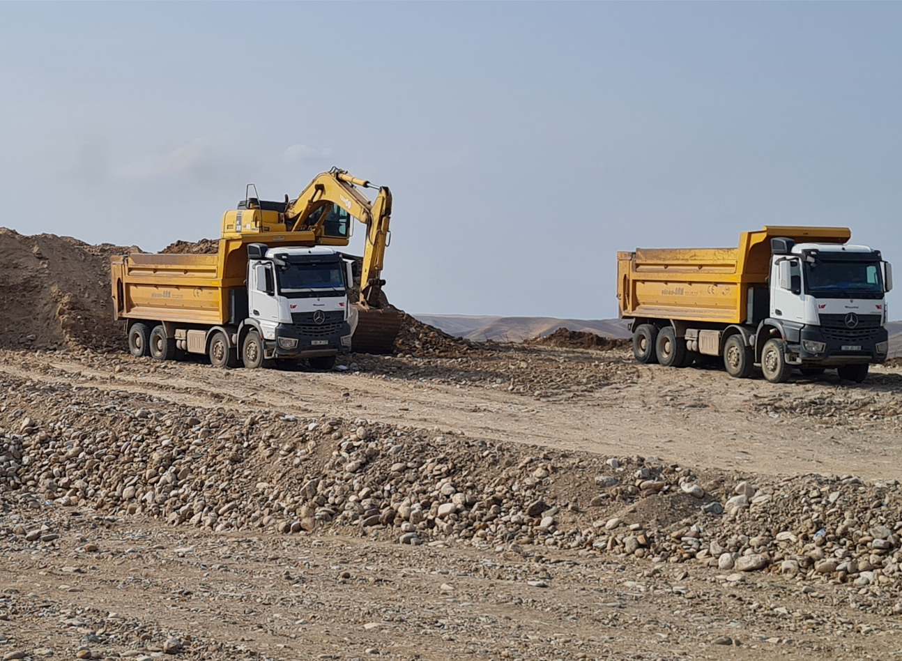 “Horadiz-Ağbənd dəmir yolu xəttinin tikintisi” layihəsi (km 22+200 - km 24+300)